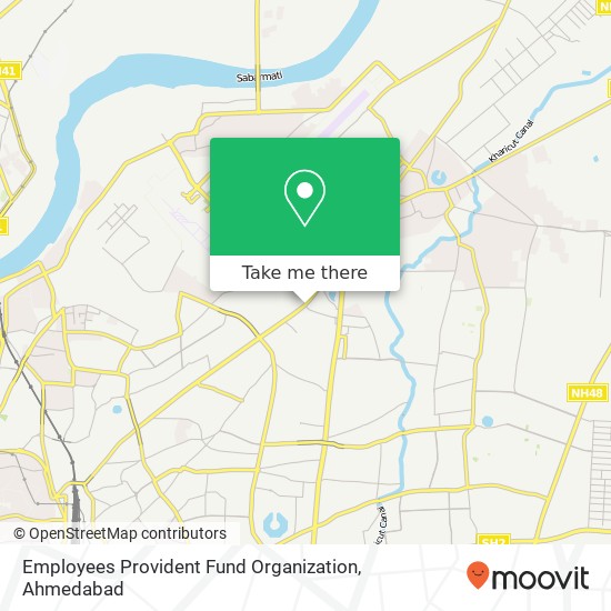 Employees Provident Fund Organization map