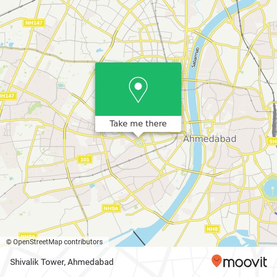 Shivalik Tower map