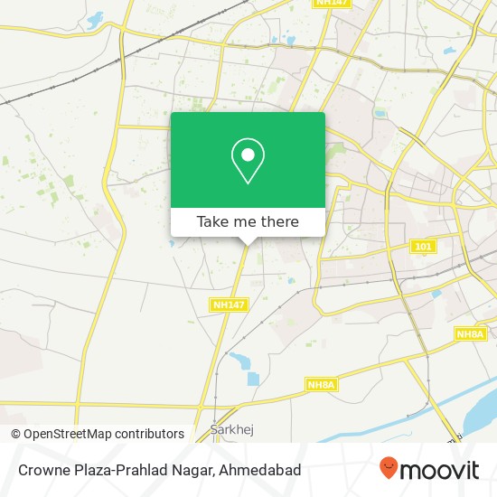 Crowne Plaza-Prahlad Nagar map