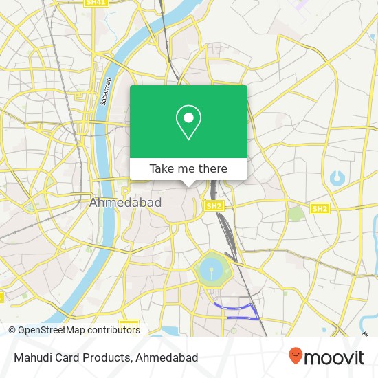 Mahudi Card Products map
