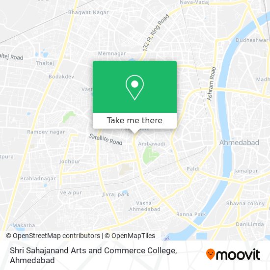 Shri Sahajanand Arts and Commerce College map