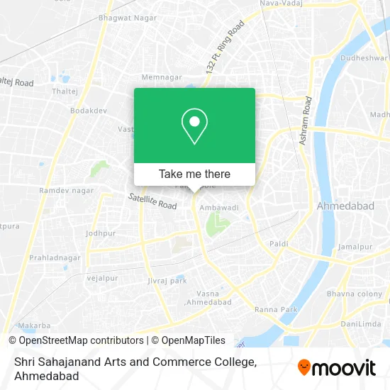 Shri Sahajanand Arts and Commerce College map