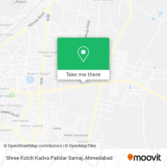 Shree Kutch Kadva Patidar Samaj map