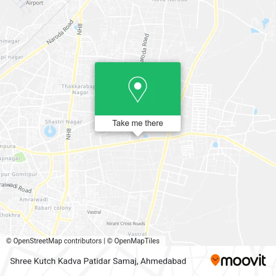 Shree Kutch Kadva Patidar Samaj map