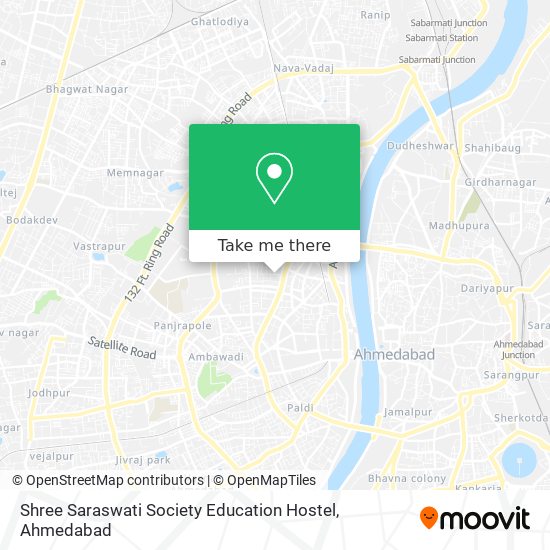 Shree Saraswati Society Education Hostel map