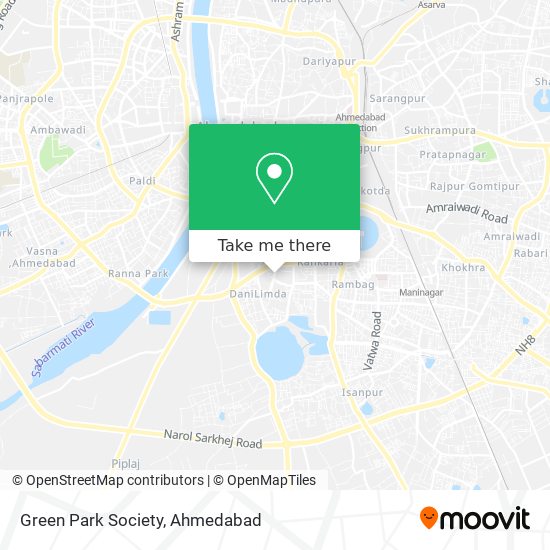 Green Park Society map
