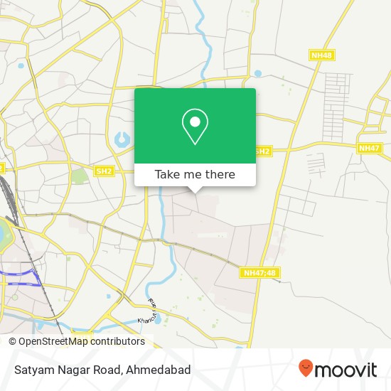 Satyam Nagar Road map