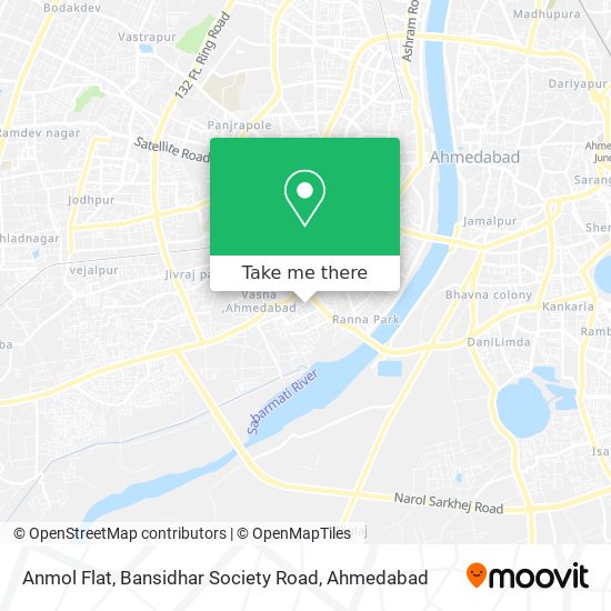 Anmol Flat, Bansidhar Society Road map