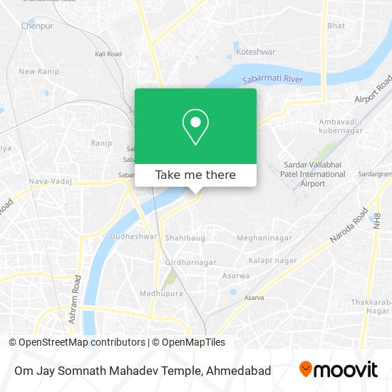 Om Jay Somnath Mahadev Temple map