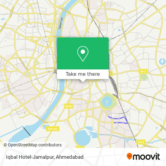 Iqbal Hotel-Jamalpur map