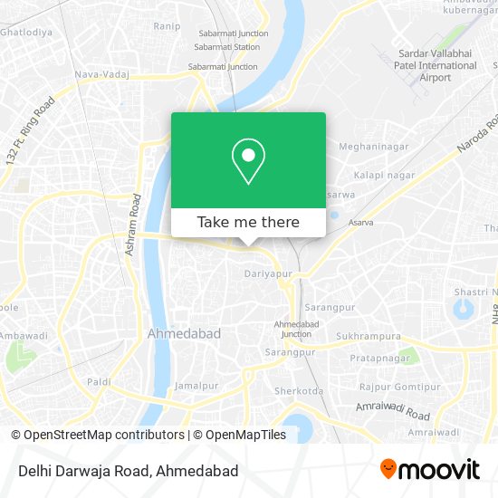 Delhi Darwaja Road map