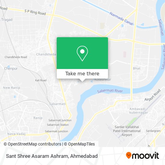 Sant Shree Asaram Ashram map