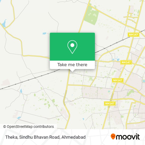 Theka, Sindhu Bhavan Road map