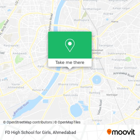 FD High School for Girls map