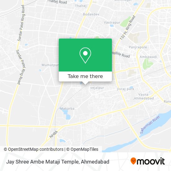 Jay Shree Ambe Mataji Temple map