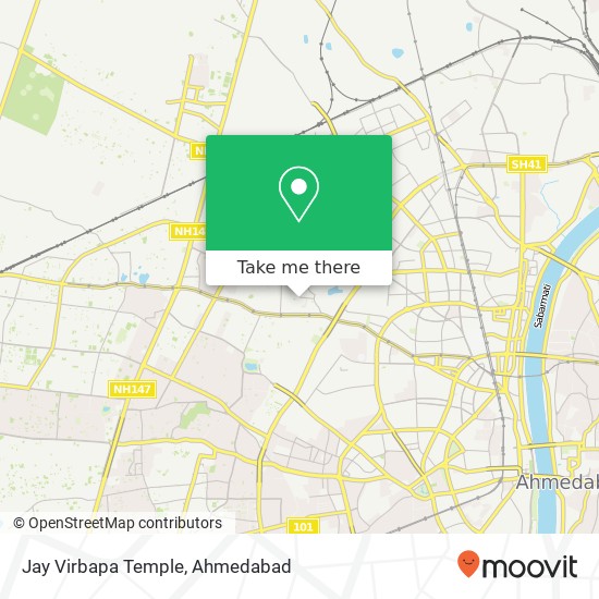 Jay Virbapa Temple map