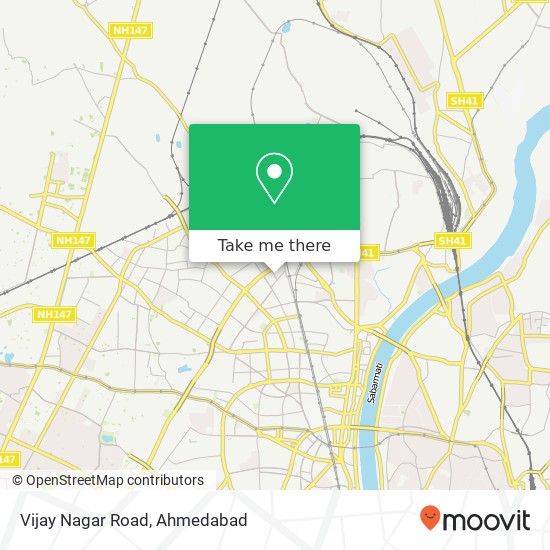 Vijay Nagar Road map