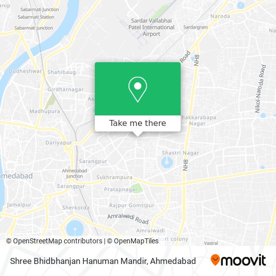Shree Bhidbhanjan Hanuman Mandir map