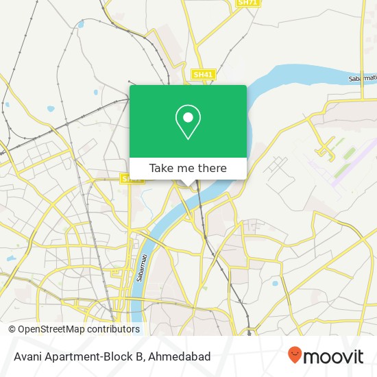 Avani Apartment-Block B map