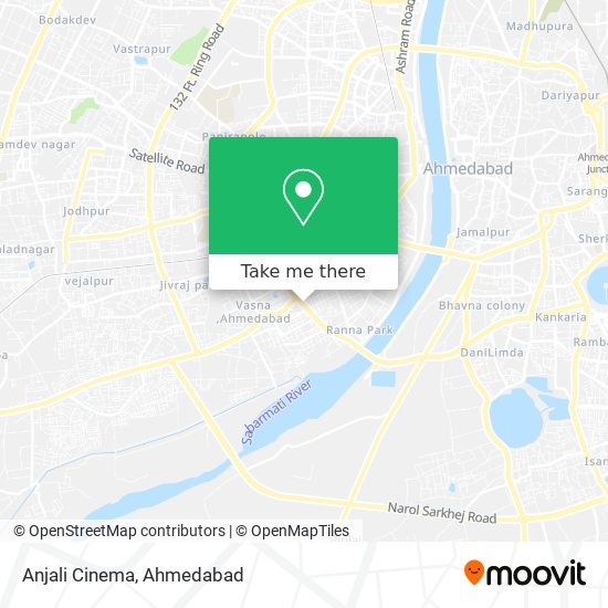 Anjali Cinema map