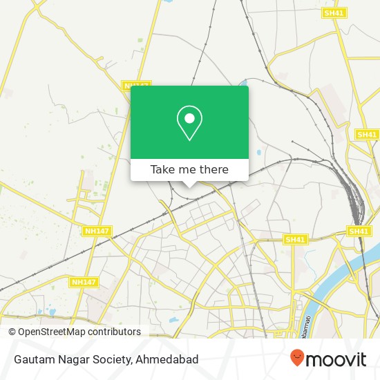 Gautam Nagar Society map