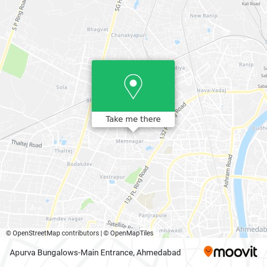 Apurva Bungalows-Main Entrance map