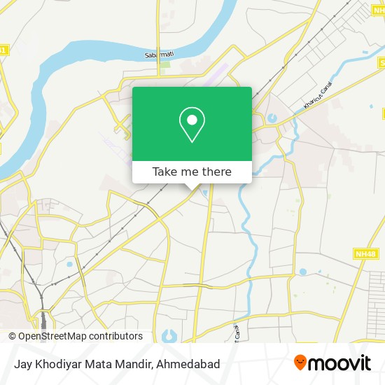 Jay Khodiyar Mata Mandir map