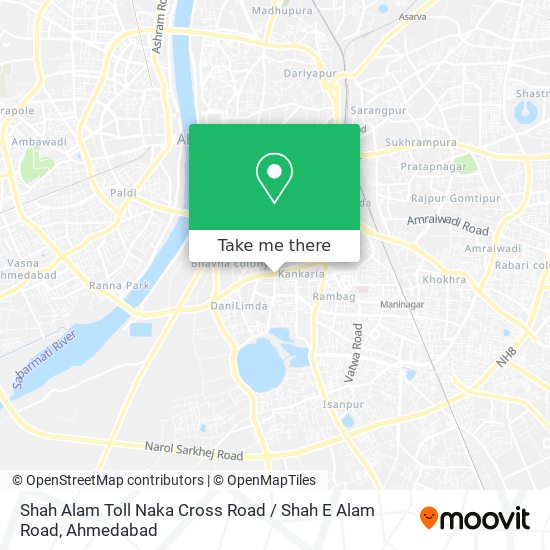 Shah Alam Toll Naka Cross Road / Shah E Alam Road map