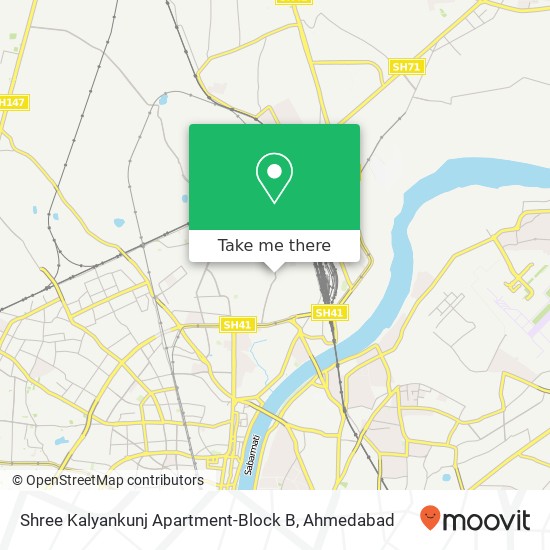 Shree Kalyankunj Apartment-Block B map