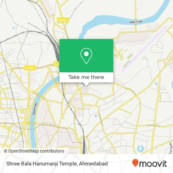 Shree Bala Hanumanji Temple map