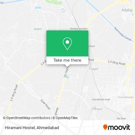 Hiramani Hostel map