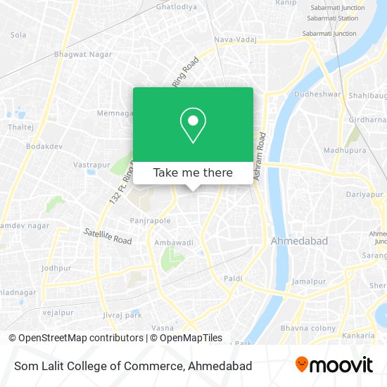 Som Lalit College of Commerce map