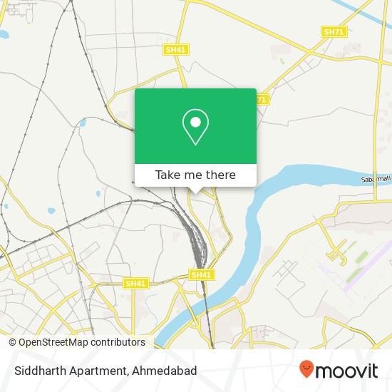 Siddharth Apartment map