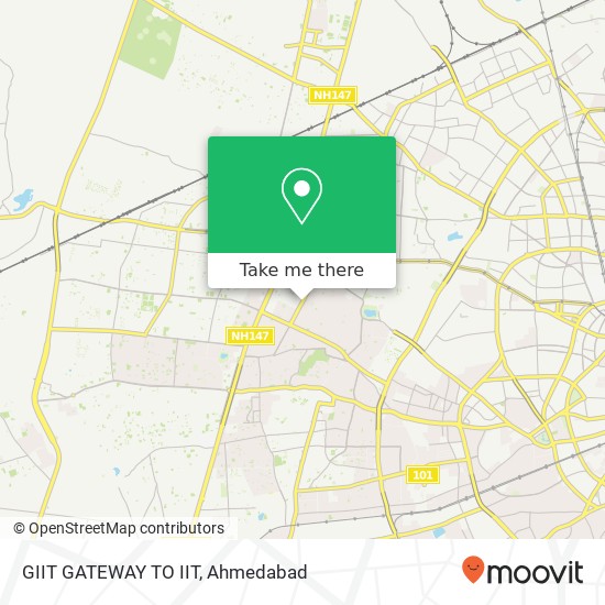 GIIT GATEWAY TO IIT map