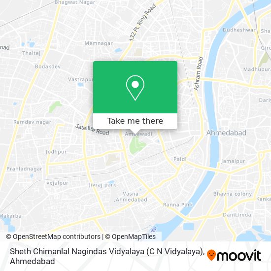 Sheth Chimanlal Nagindas Vidyalaya (C N Vidyalaya) map