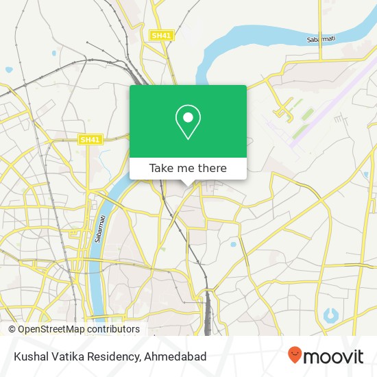 Kushal Vatika Residency map