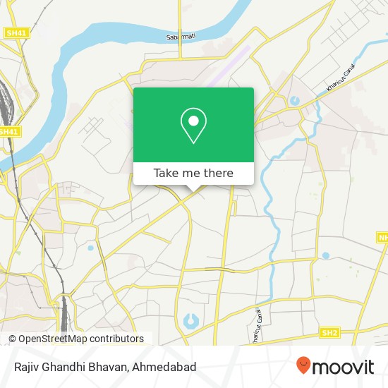 Rajiv Ghandhi Bhavan map