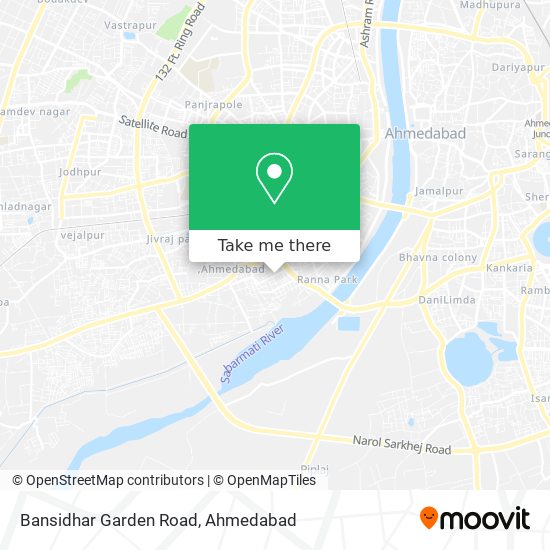 Bansidhar Garden Road map