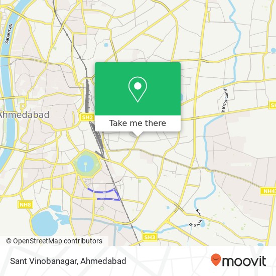 Sant Vinobanagar map