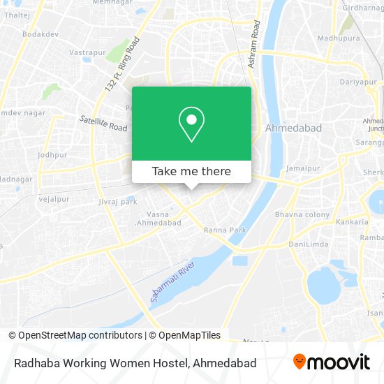 Radhaba Working Women Hostel map