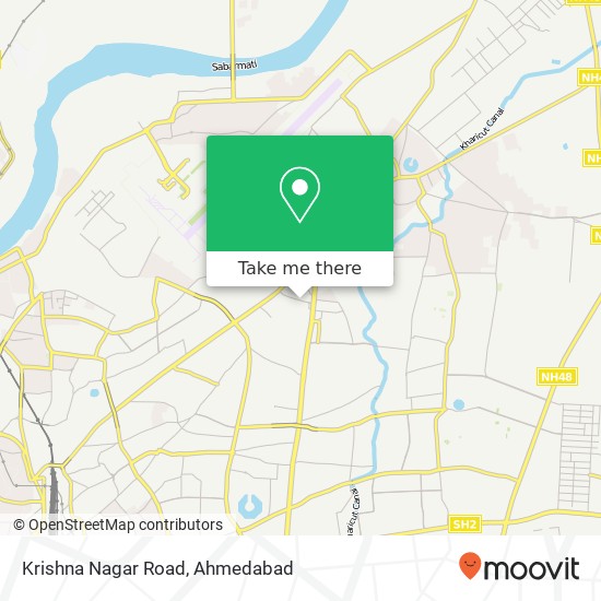 Krishna Nagar Road map