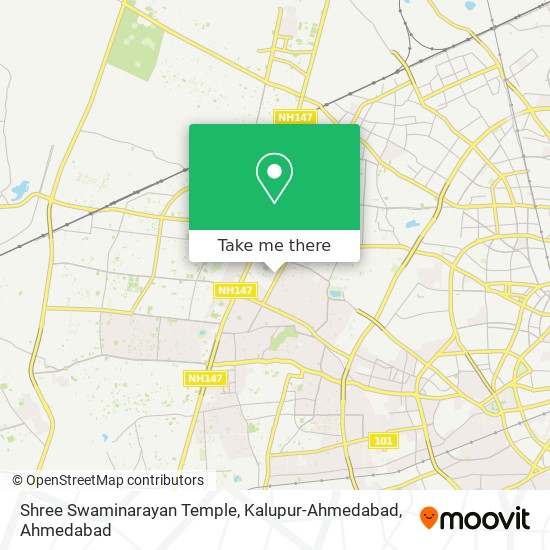 Shree Swaminarayan Temple, Kalupur-Ahmedabad map