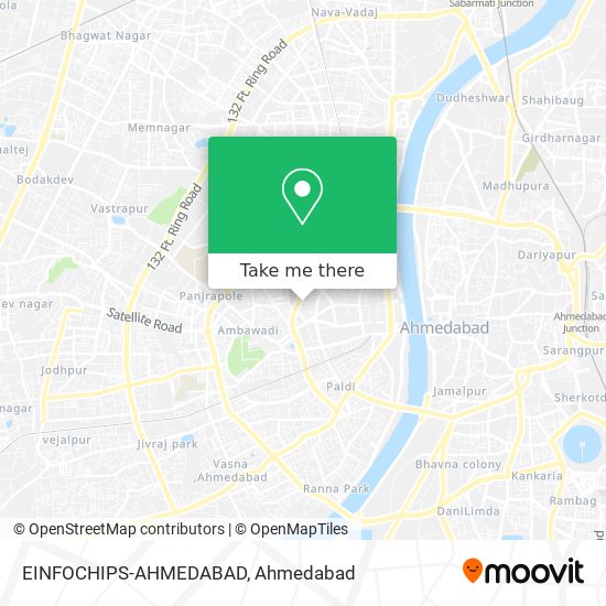 EINFOCHIPS-AHMEDABAD map