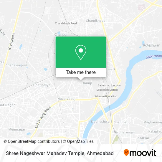 Shree Nageshwar Mahadev Temple map