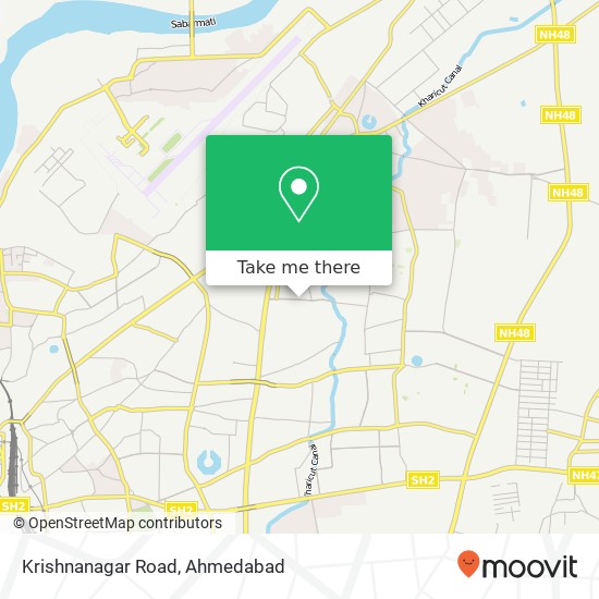 Krishnanagar Road map