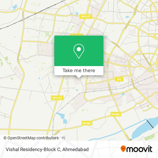 Vishal Residency-Block C map