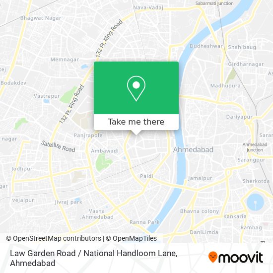 Law Garden Road / National Handloom Lane map