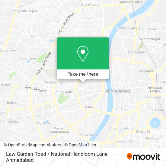 Law Garden Road / National Handloom Lane map