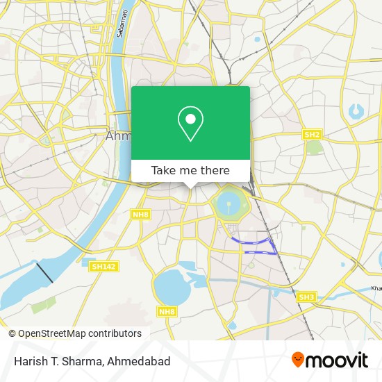 Harish T. Sharma map