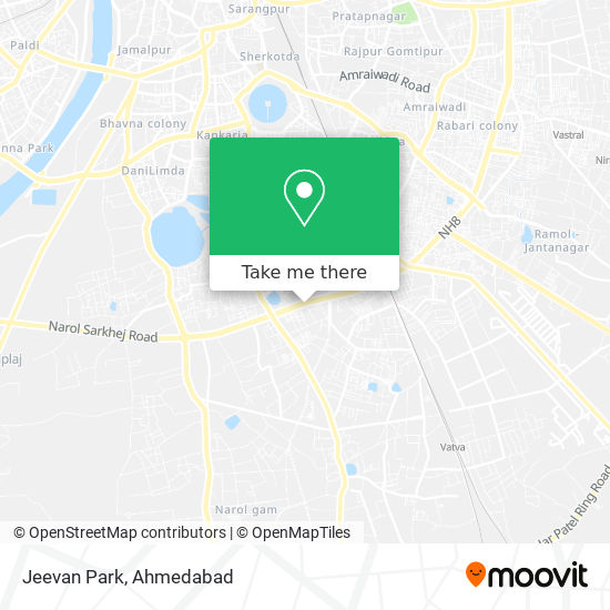 Jeevan Park map